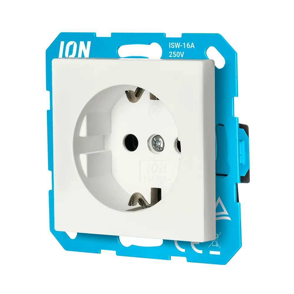 Wandcontactdoos RA V1/J1 Mat Alpin Wit
