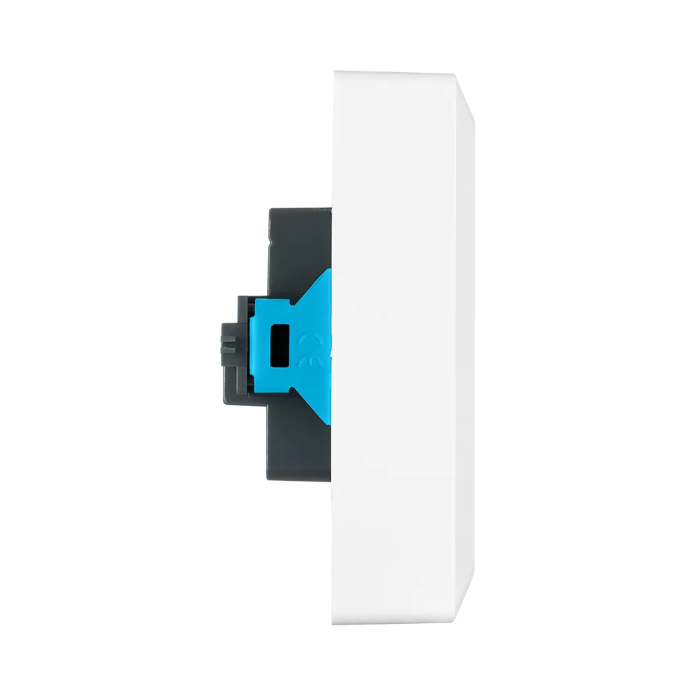 Wandcontactdoos Half Opbouw 2-voudig RA USB A + USB C Alpin Wit
