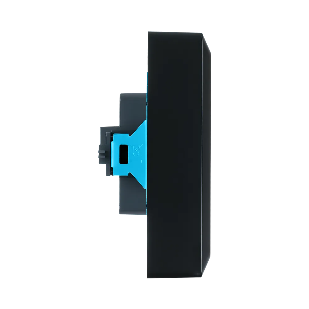 Wandcontactdoos Half Opbouw 2-voudig RA USB A + USB C Mat Zwart