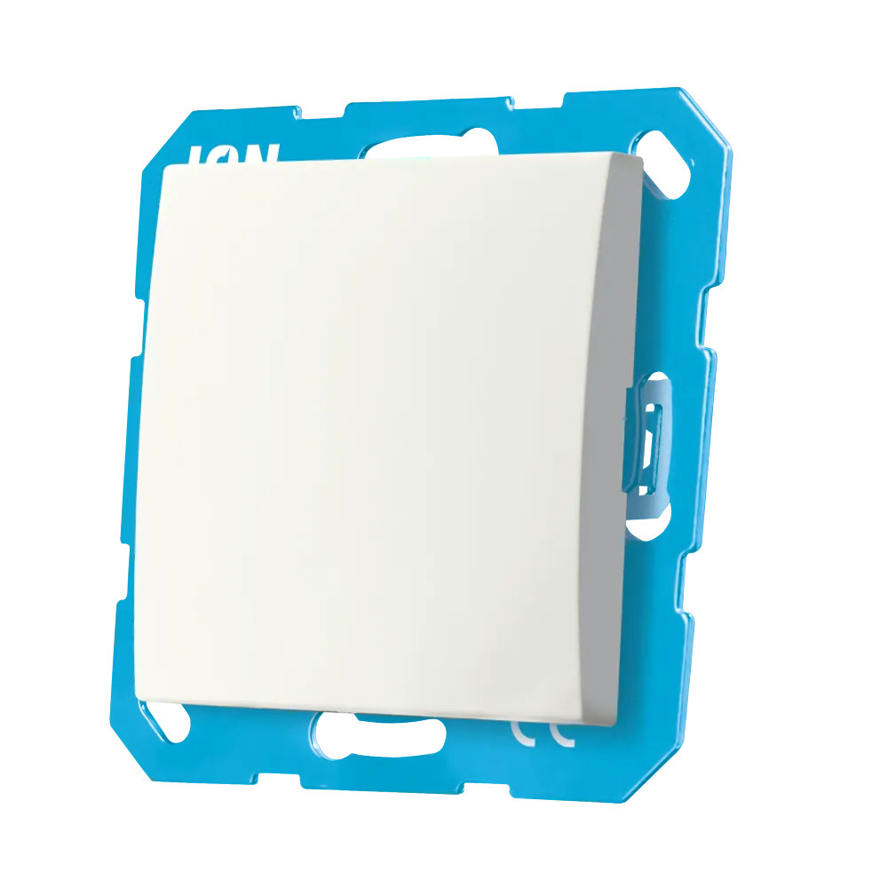 Blindplaat E1 Mat Alpin Wit