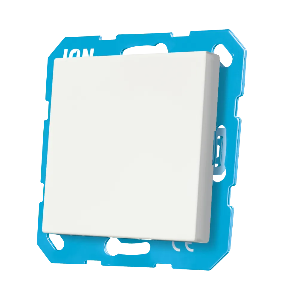 Blindplaat V1/J1 Mat Alpin Wit