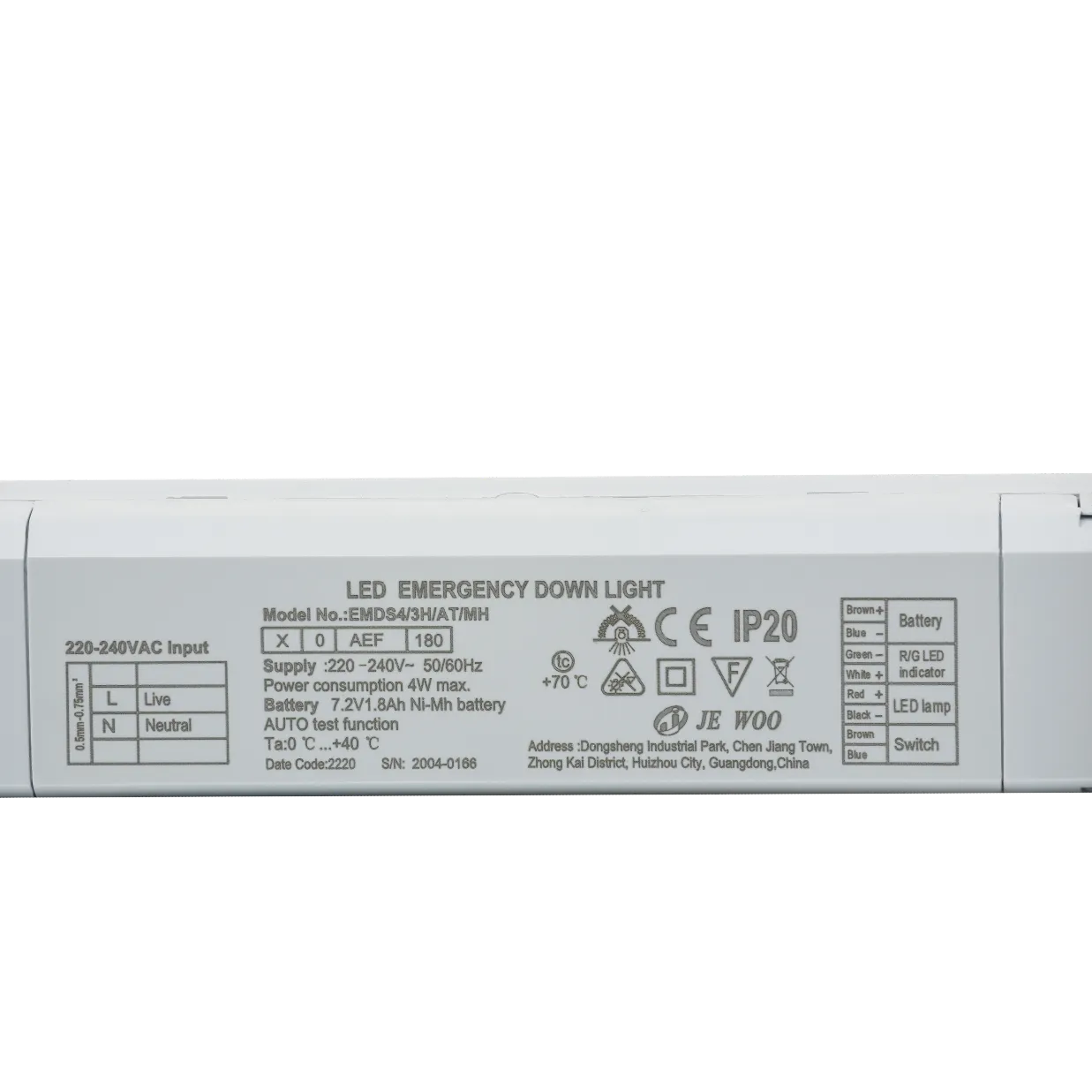 Noodverlichting Inbouw Mini