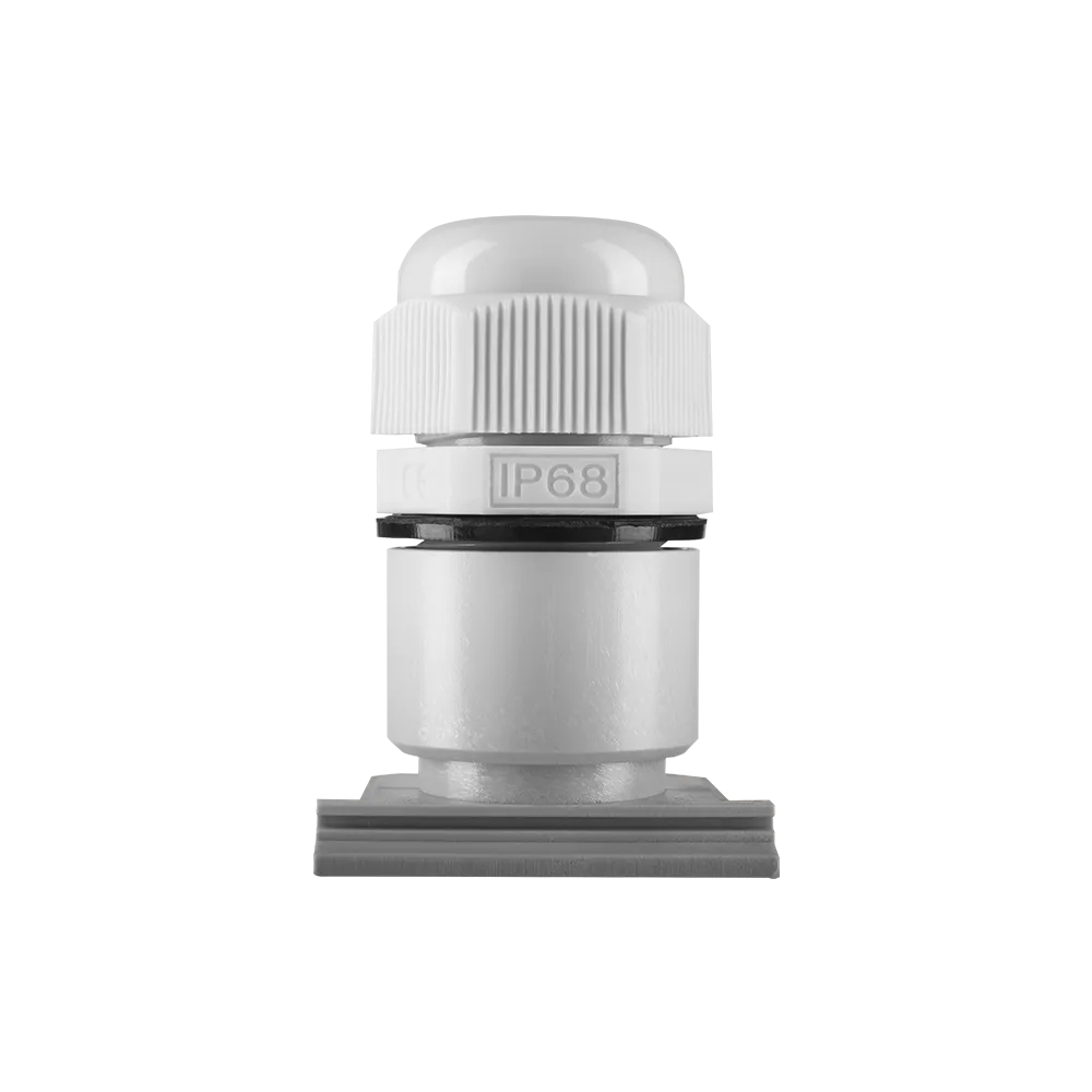 Invoerstuk M20 met Wartel doorlaat 7-12 mm Grijs