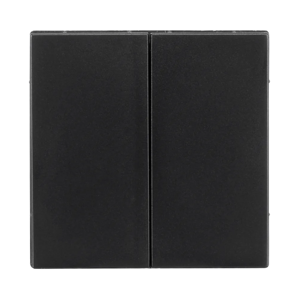 Tastdimmer Knop Duo V1/J1 Mat Zwart