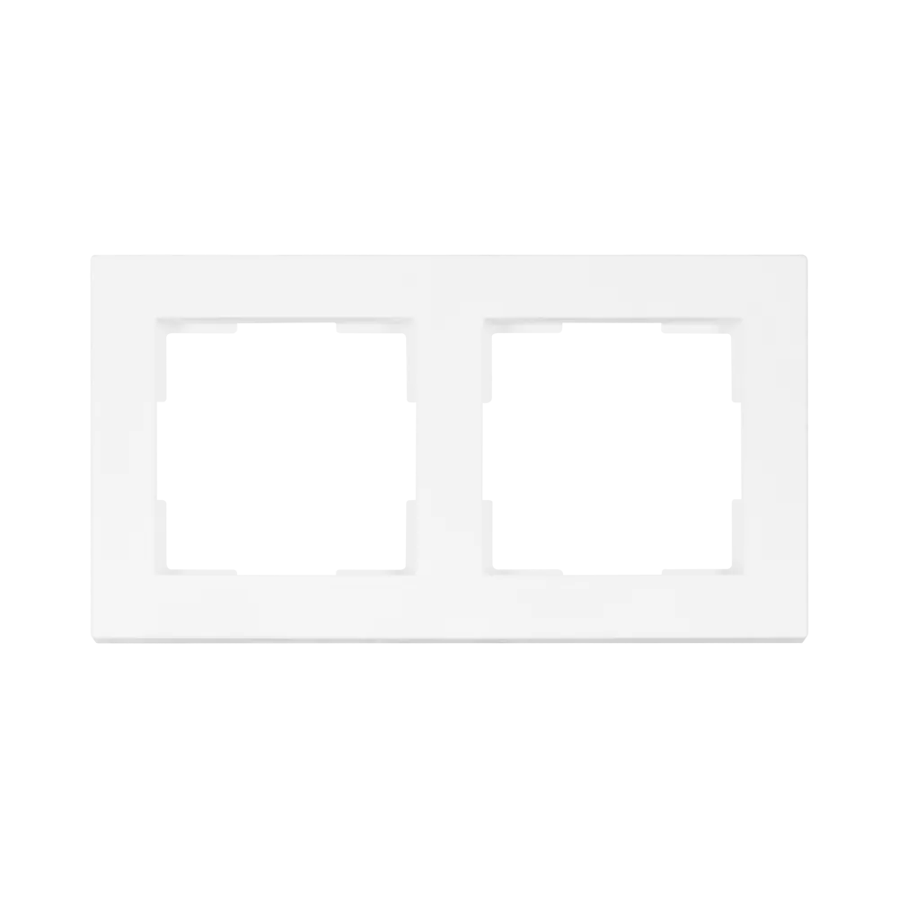 Afdekraam 2-voudig V1 Alpin Wit