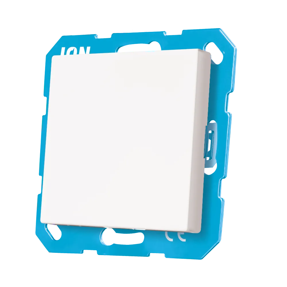Blindplaat V1/J1 Alpin Wit
